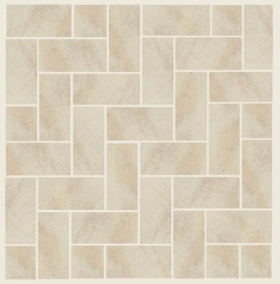 Cleveland Quarries Berea Sandstone - 90 Degree Herringbone Sandstone Patio Design